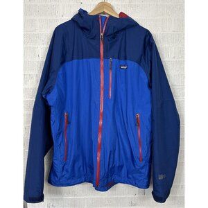 Patagonia Men's Nano Storm Jacket Blue/Red Size XL  #84230